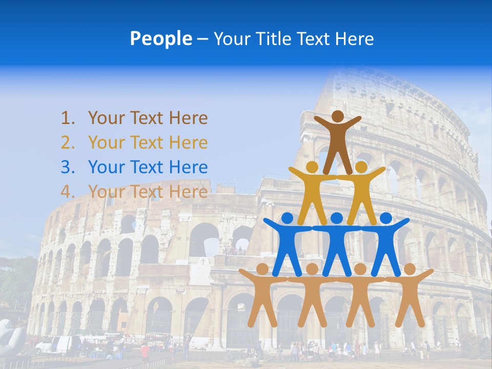 Famous Roman Outdoors PowerPoint Template