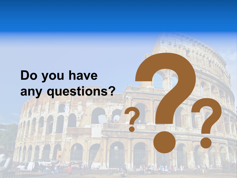 Famous Roman Outdoors PowerPoint Template