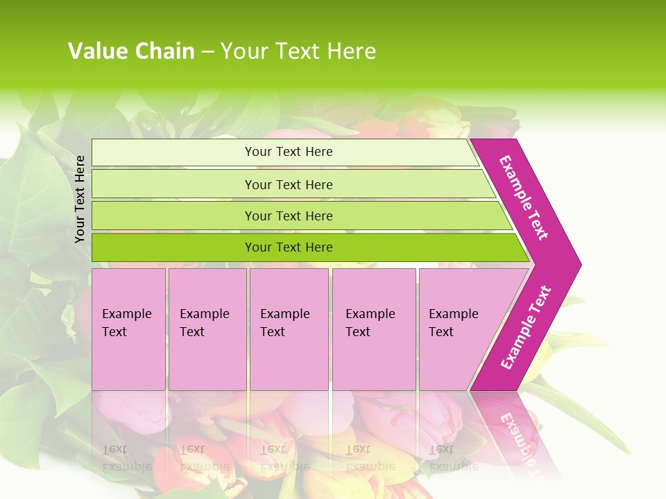 Isolated Foliage Plant PowerPoint Template