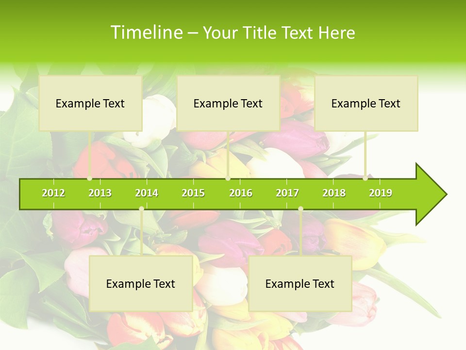 Isolated Foliage Plant PowerPoint Template