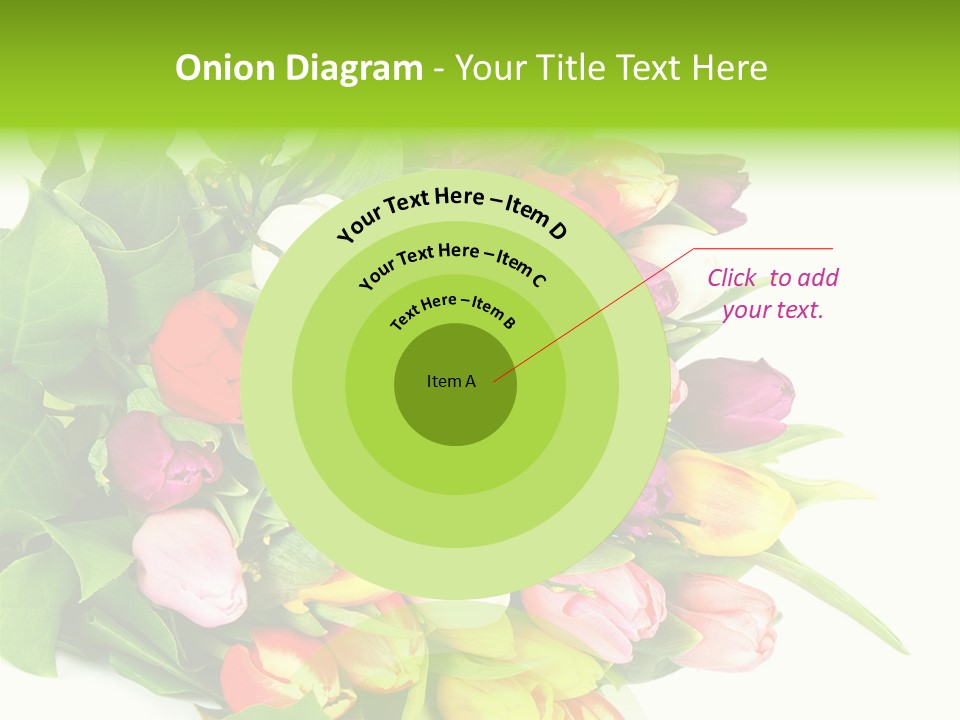 Isolated Foliage Plant PowerPoint Template