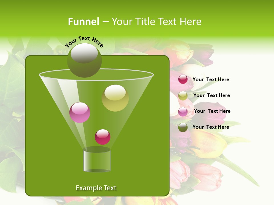 Isolated Foliage Plant PowerPoint Template