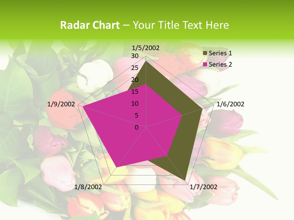 Isolated Foliage Plant PowerPoint Template