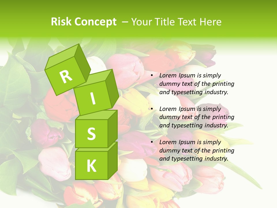 Isolated Foliage Plant PowerPoint Template