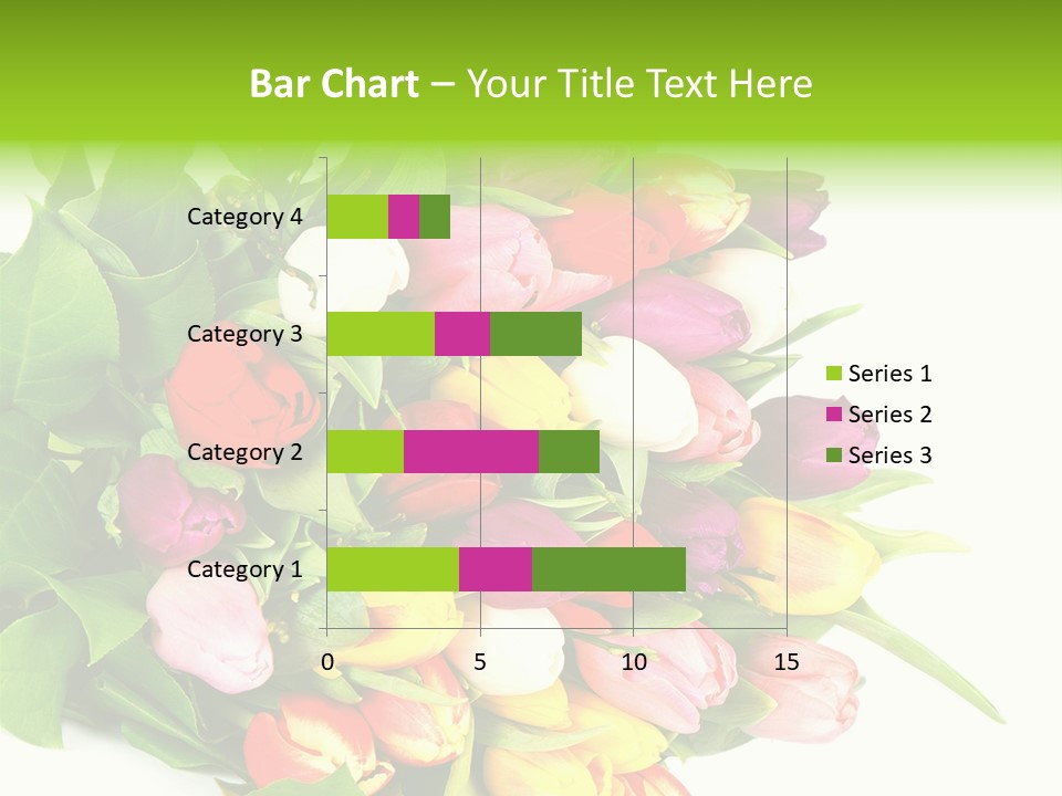 Isolated Foliage Plant PowerPoint Template