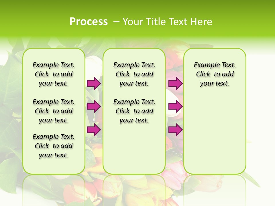 Isolated Foliage Plant PowerPoint Template