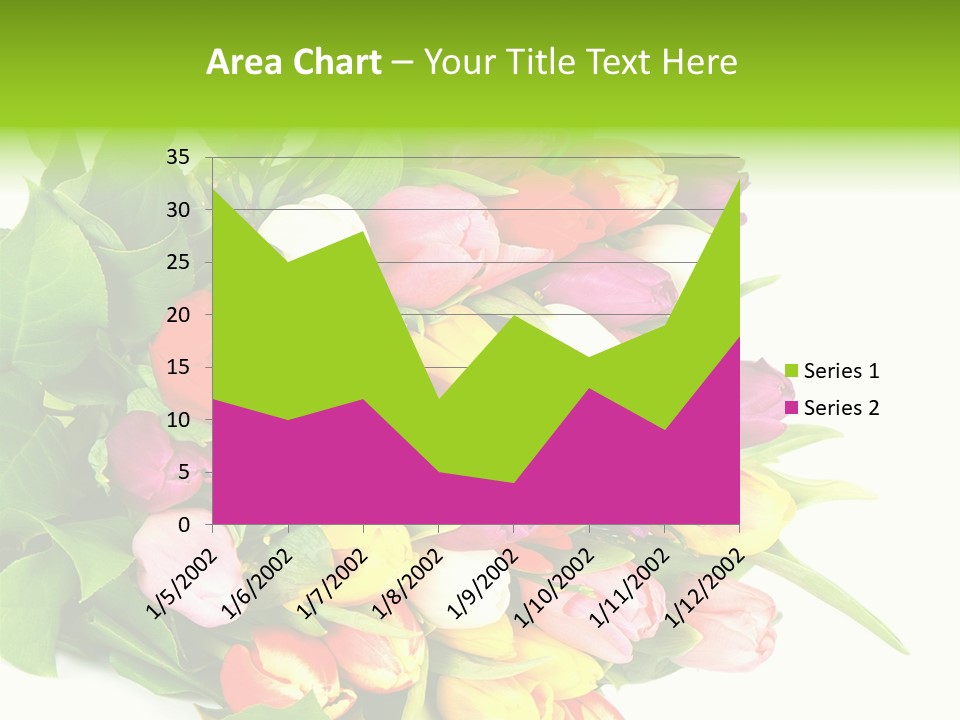 Isolated Foliage Plant PowerPoint Template