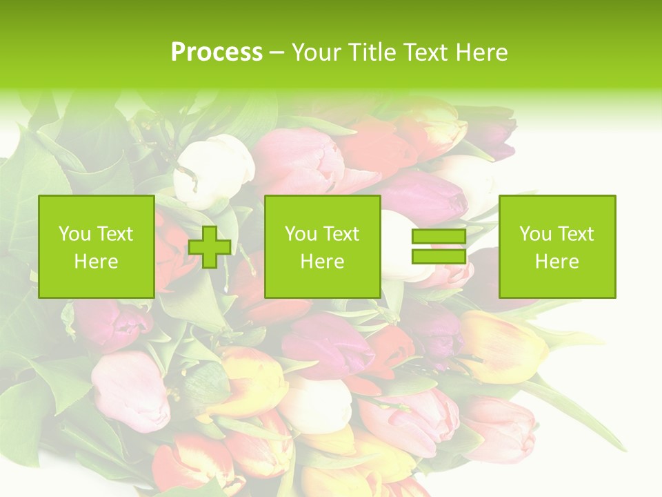 Isolated Foliage Plant PowerPoint Template