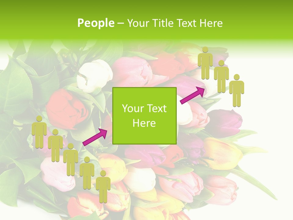 Isolated Foliage Plant PowerPoint Template