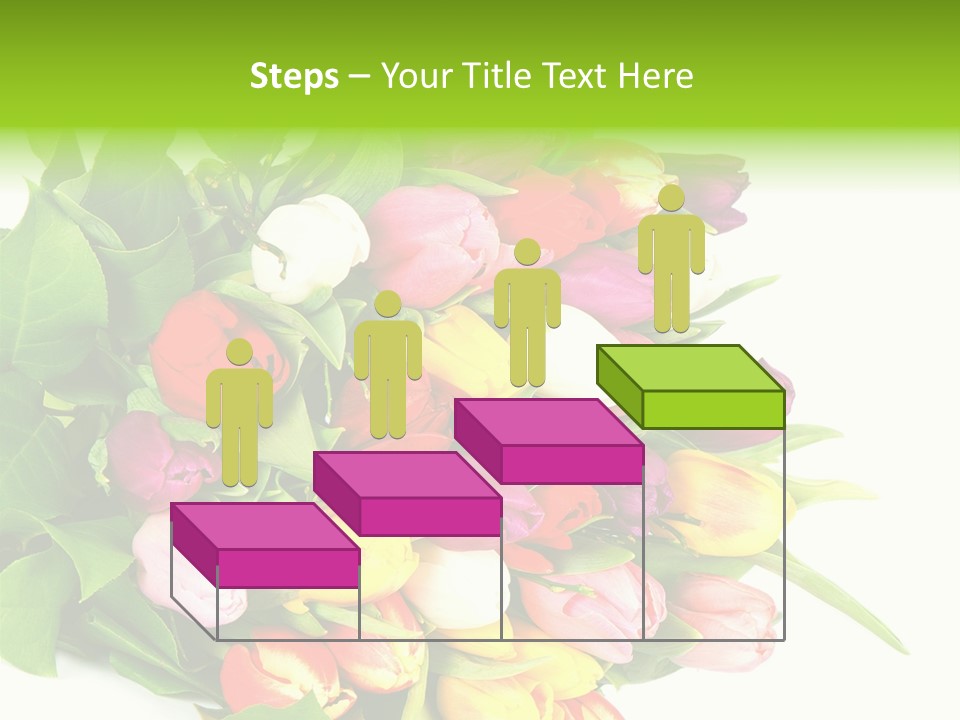 Isolated Foliage Plant PowerPoint Template