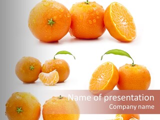 Healthy Background White PowerPoint Template
