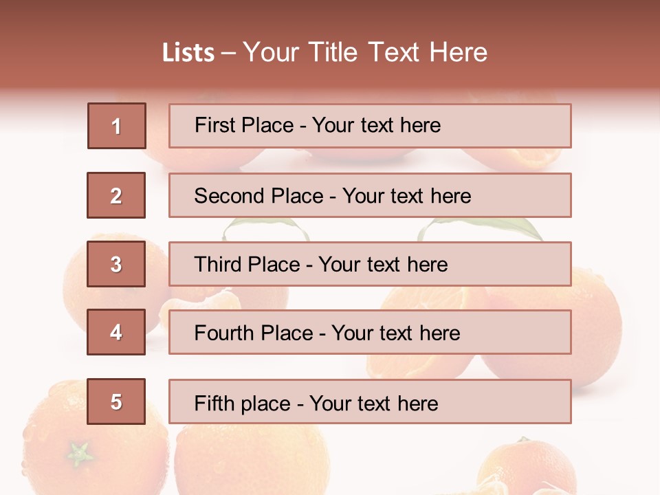 Healthy Background White PowerPoint Template