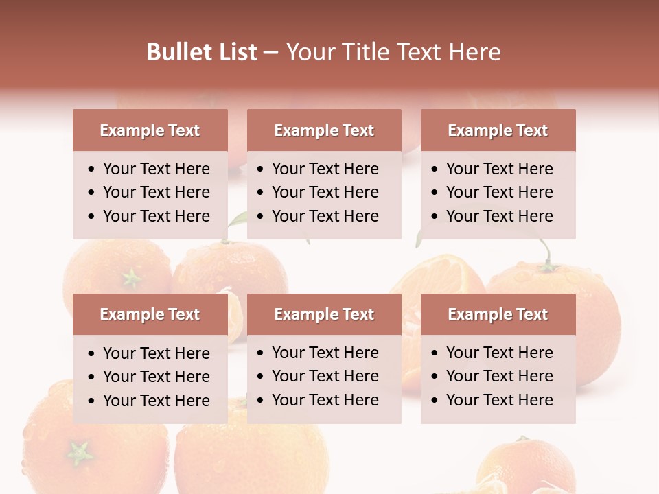 Healthy Background White PowerPoint Template