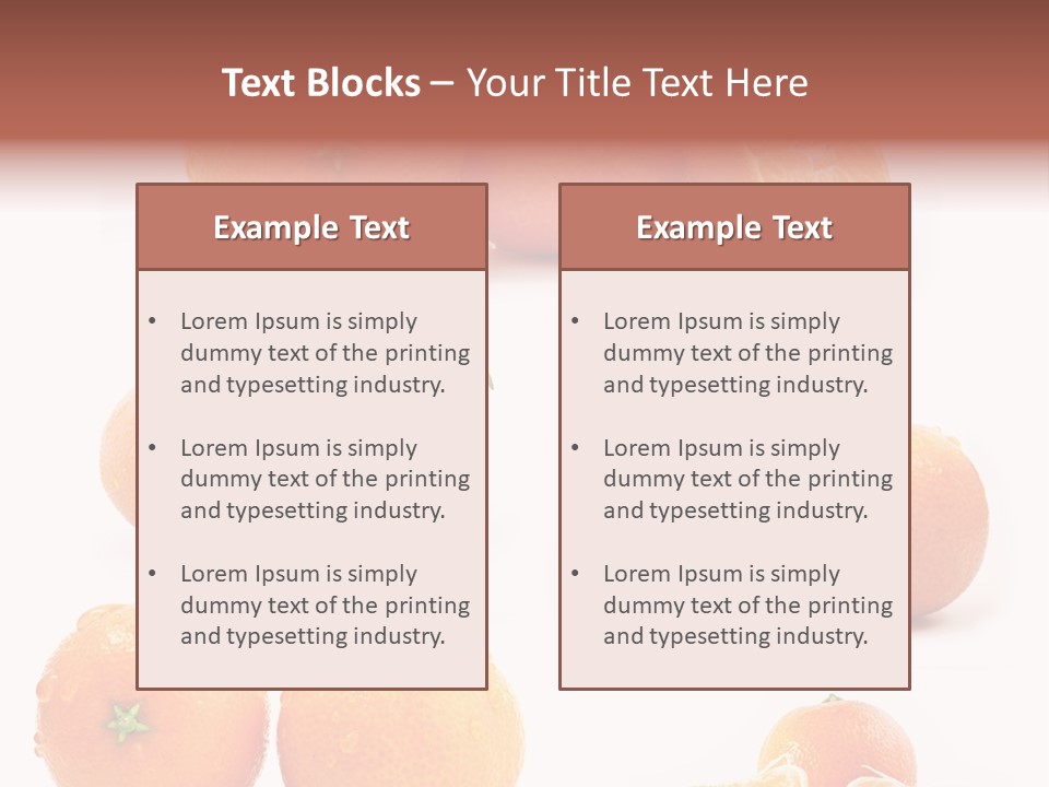 Healthy Background White PowerPoint Template