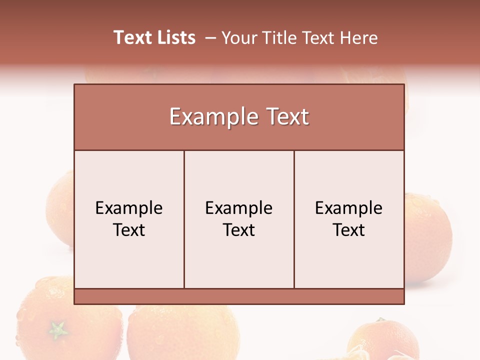 Healthy Background White PowerPoint Template