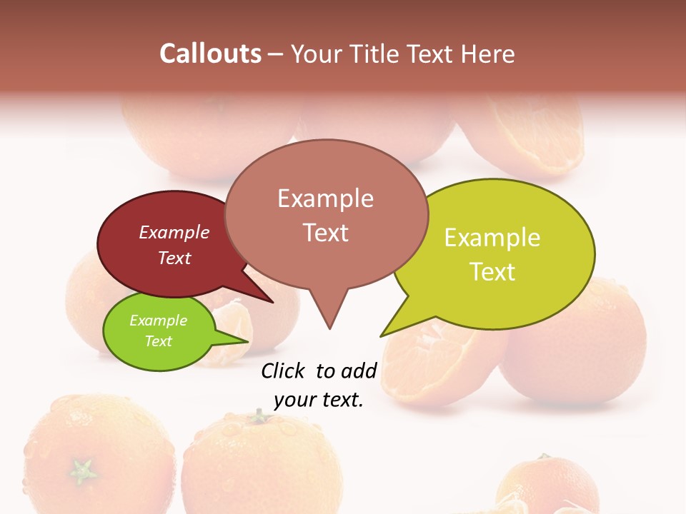 Healthy Background White PowerPoint Template