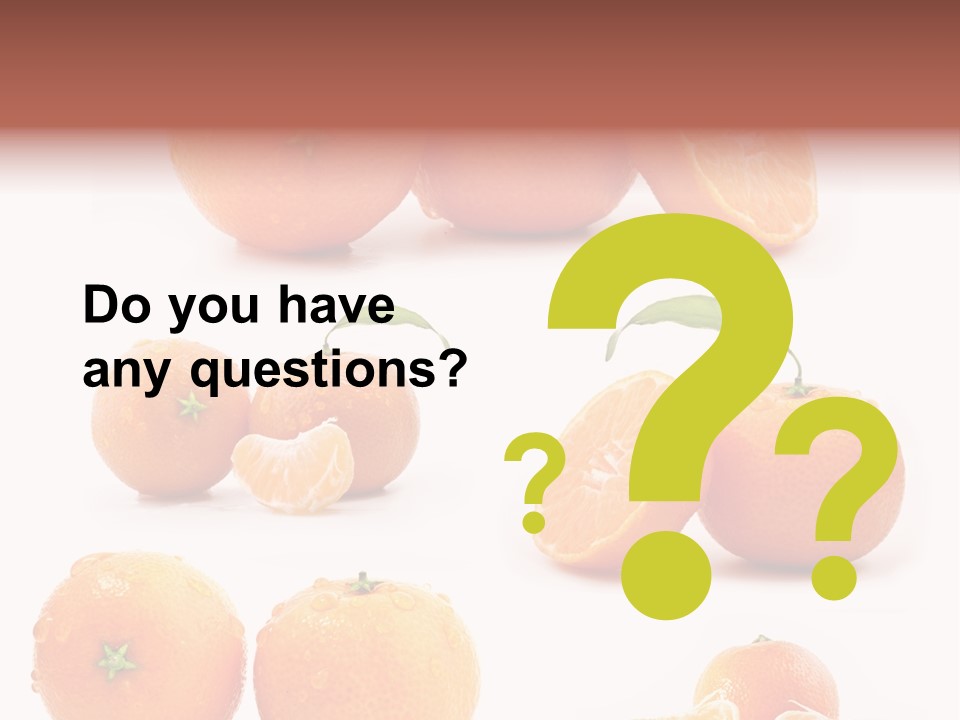 Healthy Background White PowerPoint Template