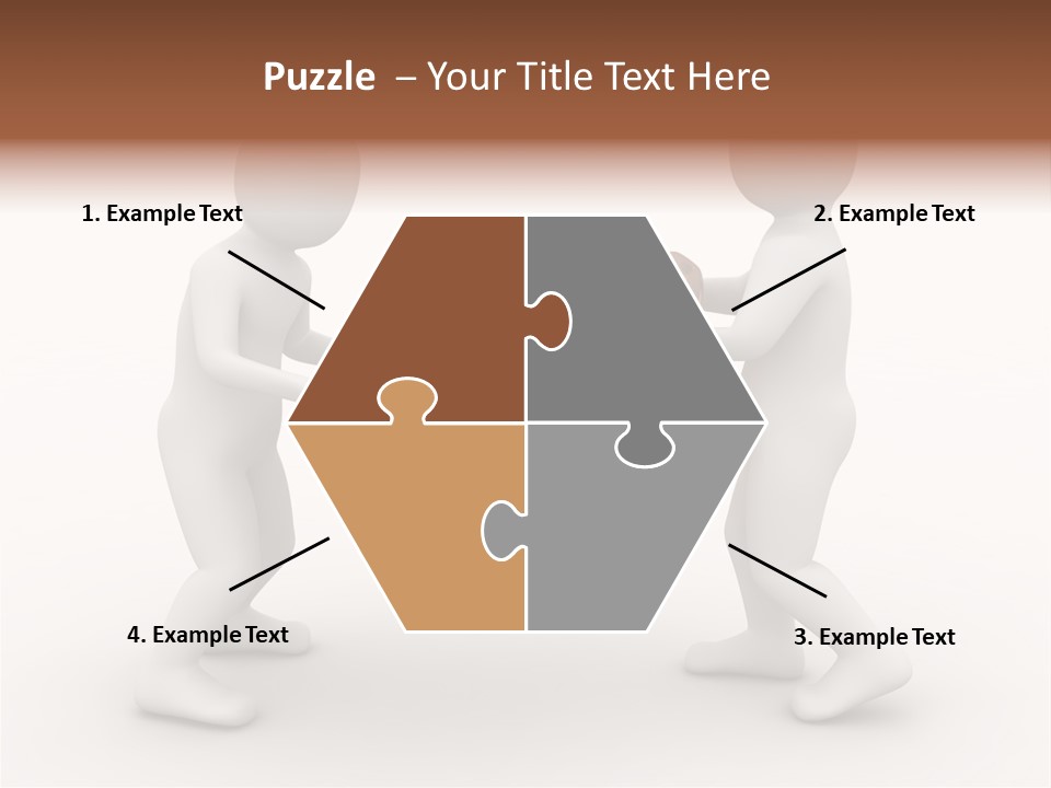 3D People, Situation In Business PowerPoint Template