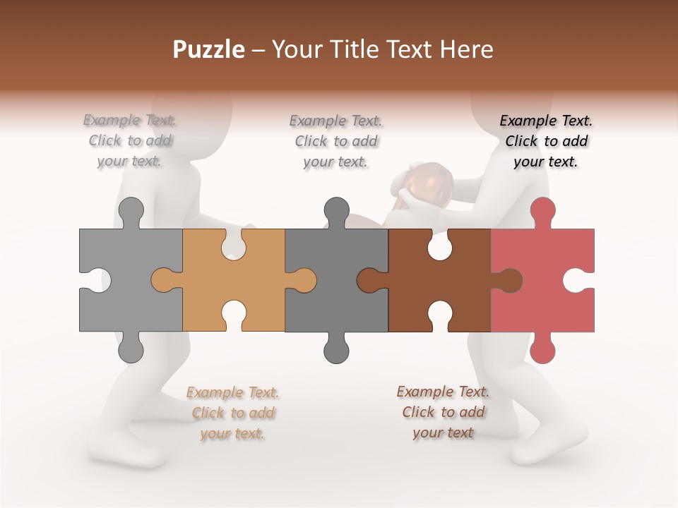 3D People, Situation In Business PowerPoint Template