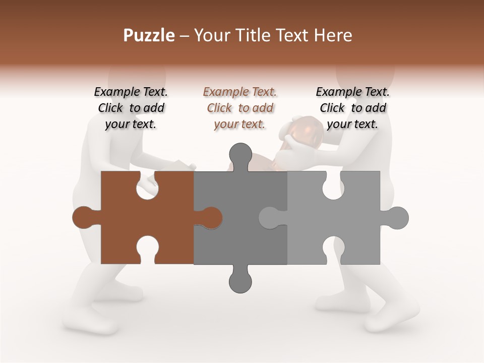 3D People, Situation In Business PowerPoint Template