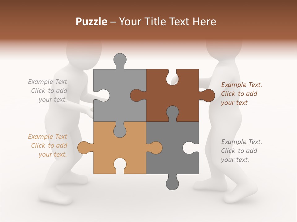 3D People, Situation In Business PowerPoint Template