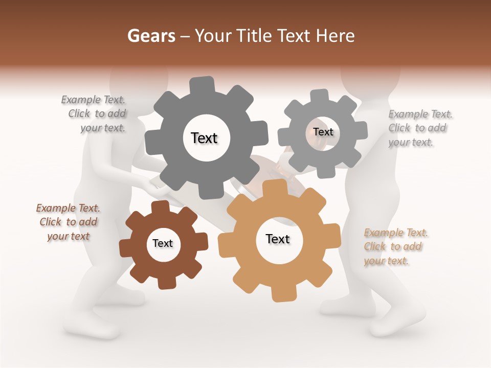 3D People, Situation In Business PowerPoint Template