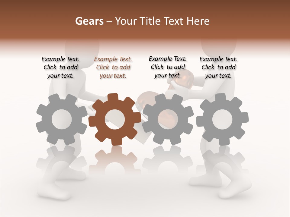 3D People, Situation In Business PowerPoint Template