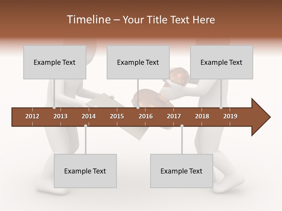 3D People, Situation In Business PowerPoint Template