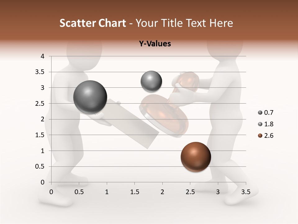 3D People, Situation In Business PowerPoint Template