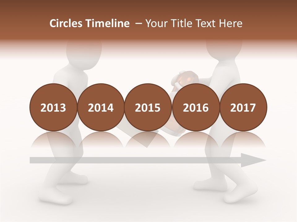 3D People, Situation In Business PowerPoint Template