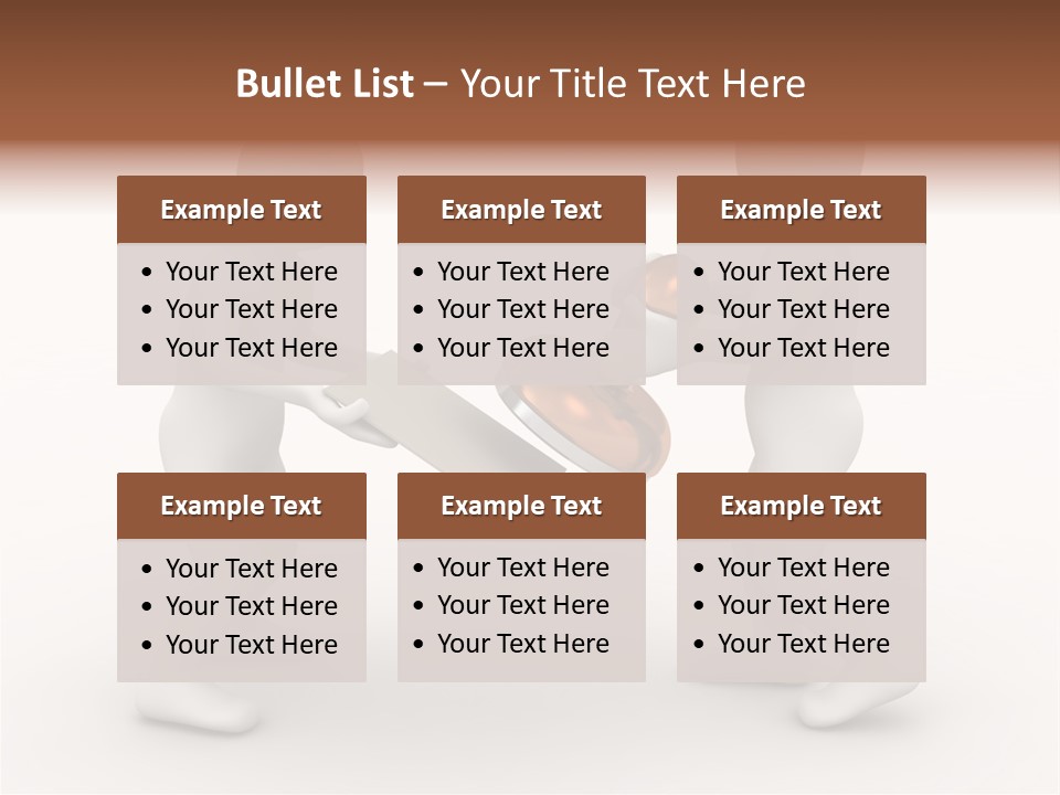 3D People, Situation In Business PowerPoint Template