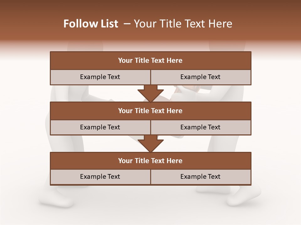 3D People, Situation In Business PowerPoint Template