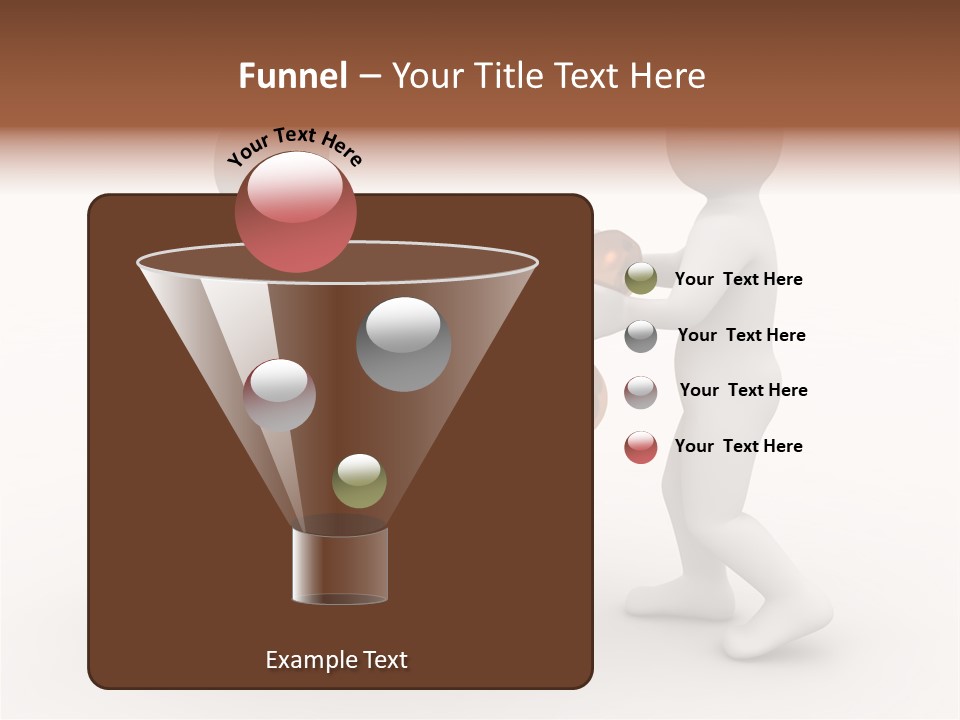 3D People, Situation In Business PowerPoint Template