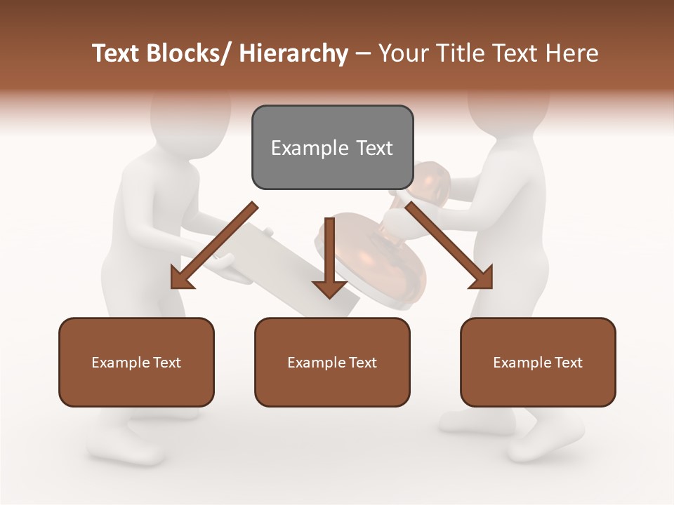3D People, Situation In Business PowerPoint Template