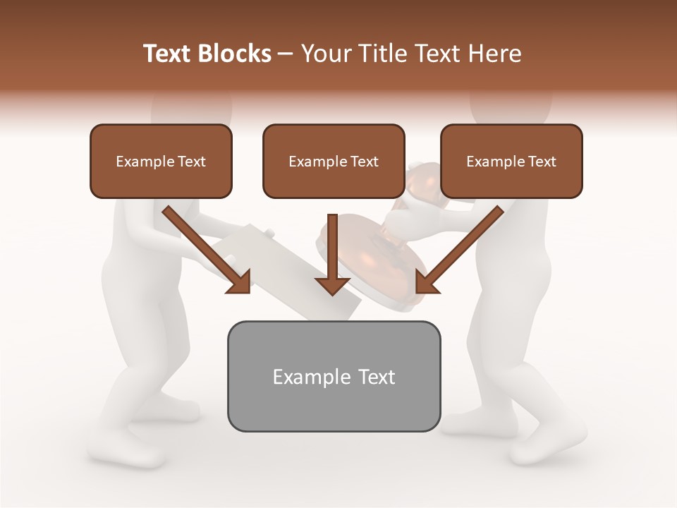 3D People, Situation In Business PowerPoint Template