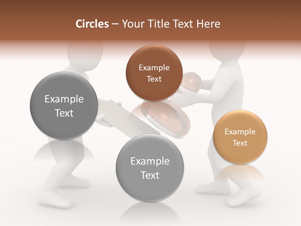 3D People, Situation In Business PowerPoint Template