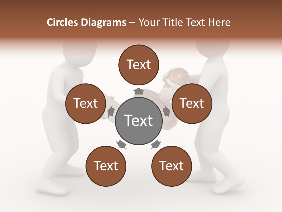 3D People, Situation In Business PowerPoint Template