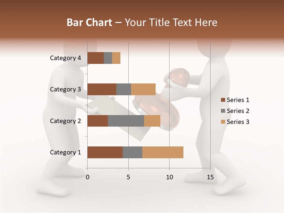 3D People, Situation In Business PowerPoint Template