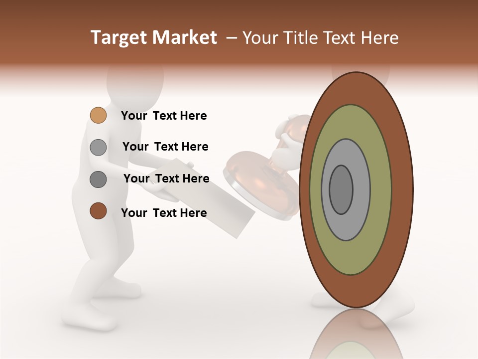 3D People, Situation In Business PowerPoint Template