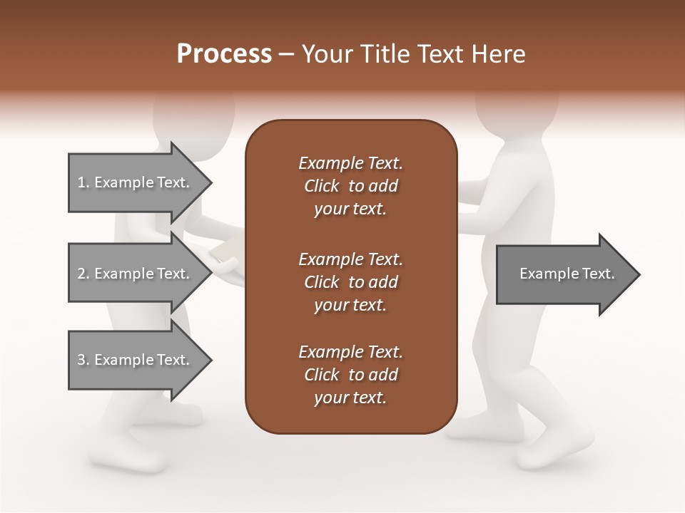 3D People, Situation In Business PowerPoint Template