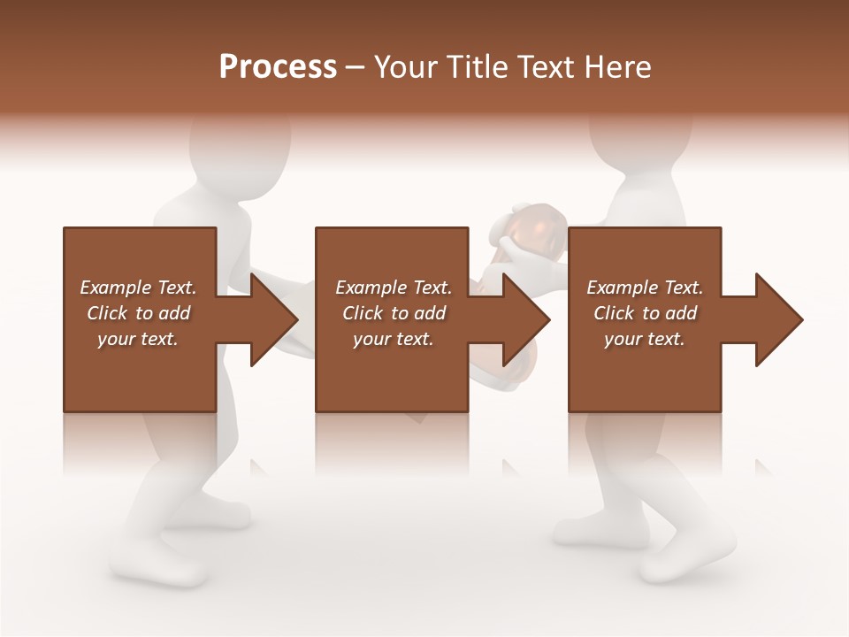 3D People, Situation In Business PowerPoint Template