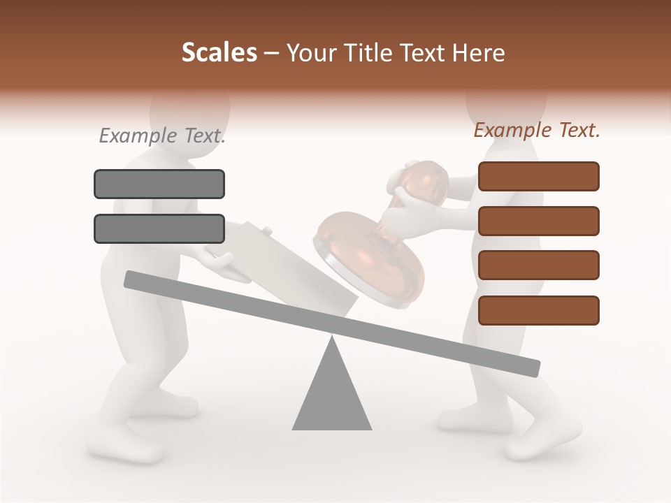 3D People, Situation In Business PowerPoint Template