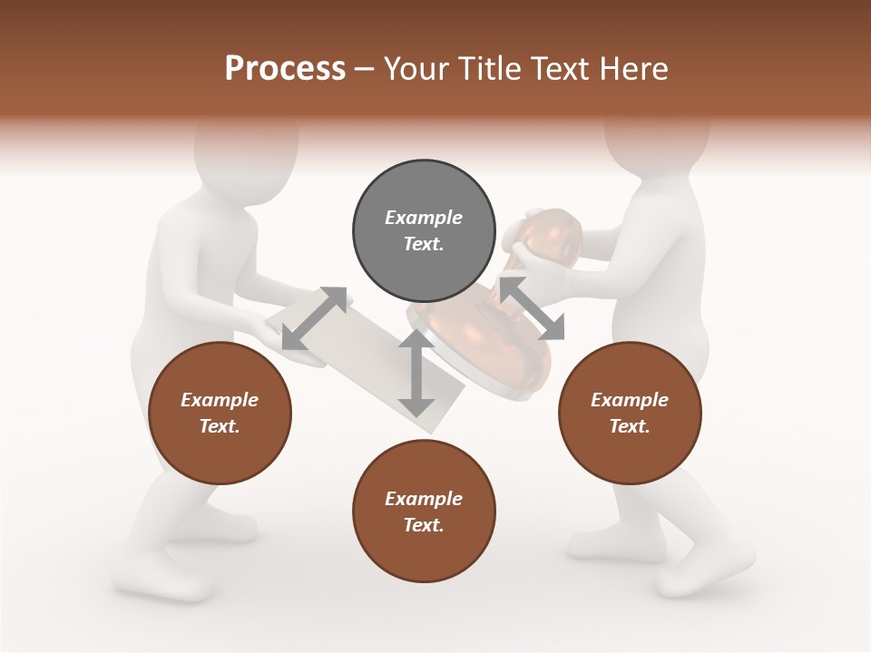 3D People, Situation In Business PowerPoint Template