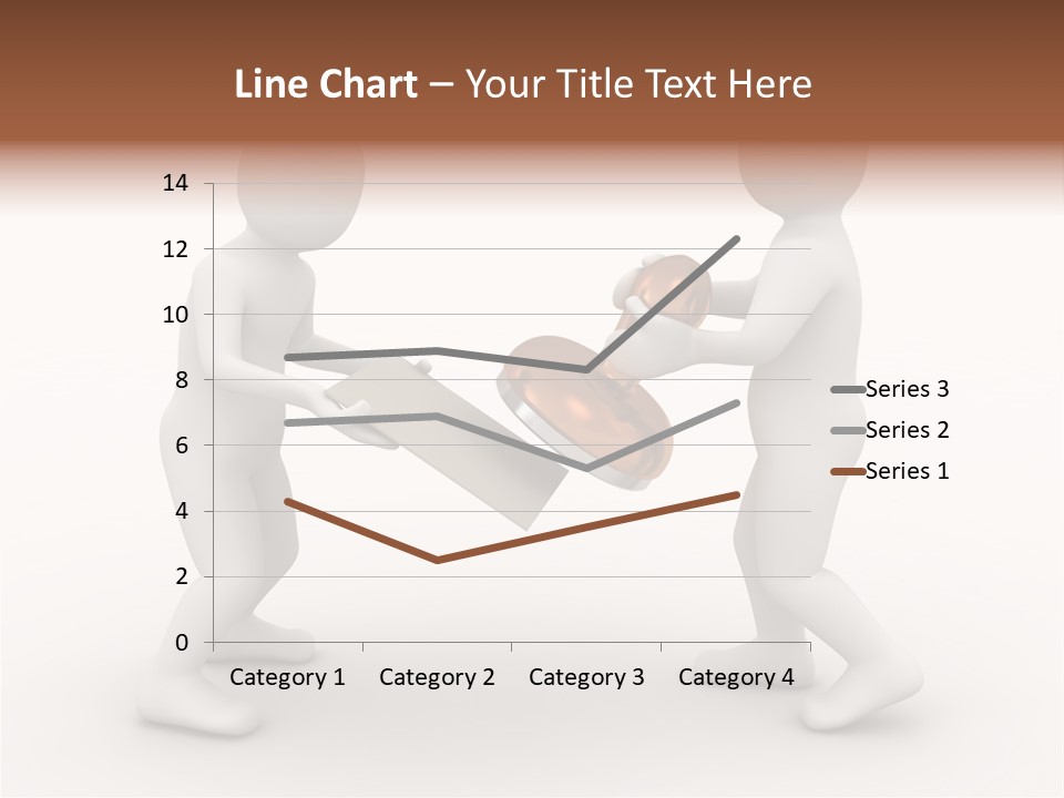 3D People, Situation In Business PowerPoint Template