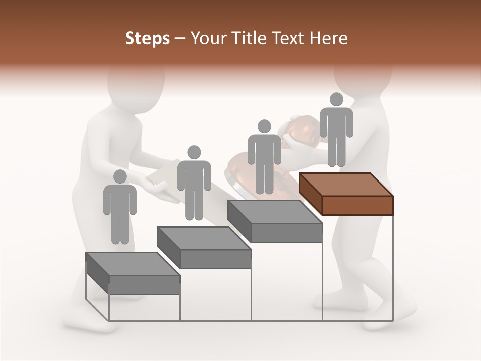 3D People, Situation In Business PowerPoint Template