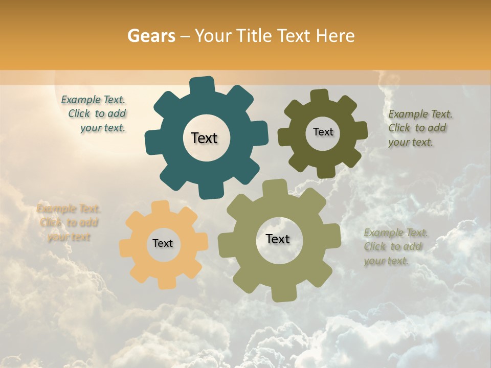 Universe Night Orbit PowerPoint Template
