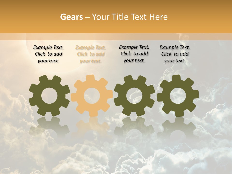 Universe Night Orbit PowerPoint Template