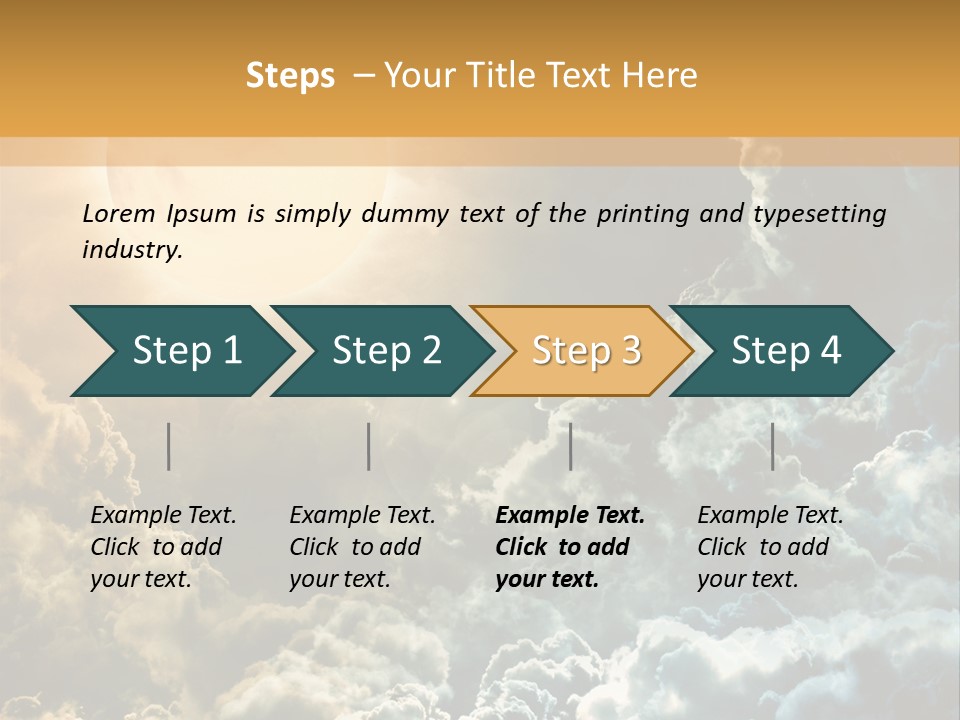 Universe Night Orbit PowerPoint Template