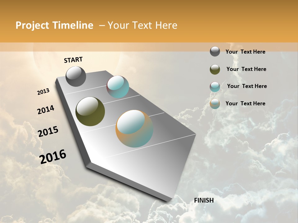 Universe Night Orbit PowerPoint Template