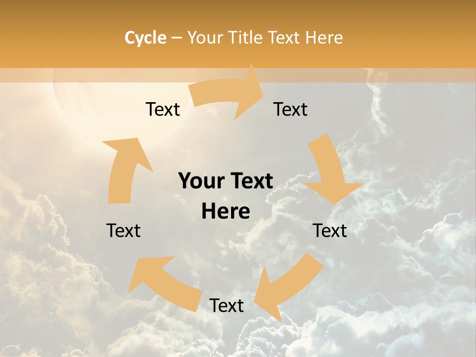 Universe Night Orbit PowerPoint Template